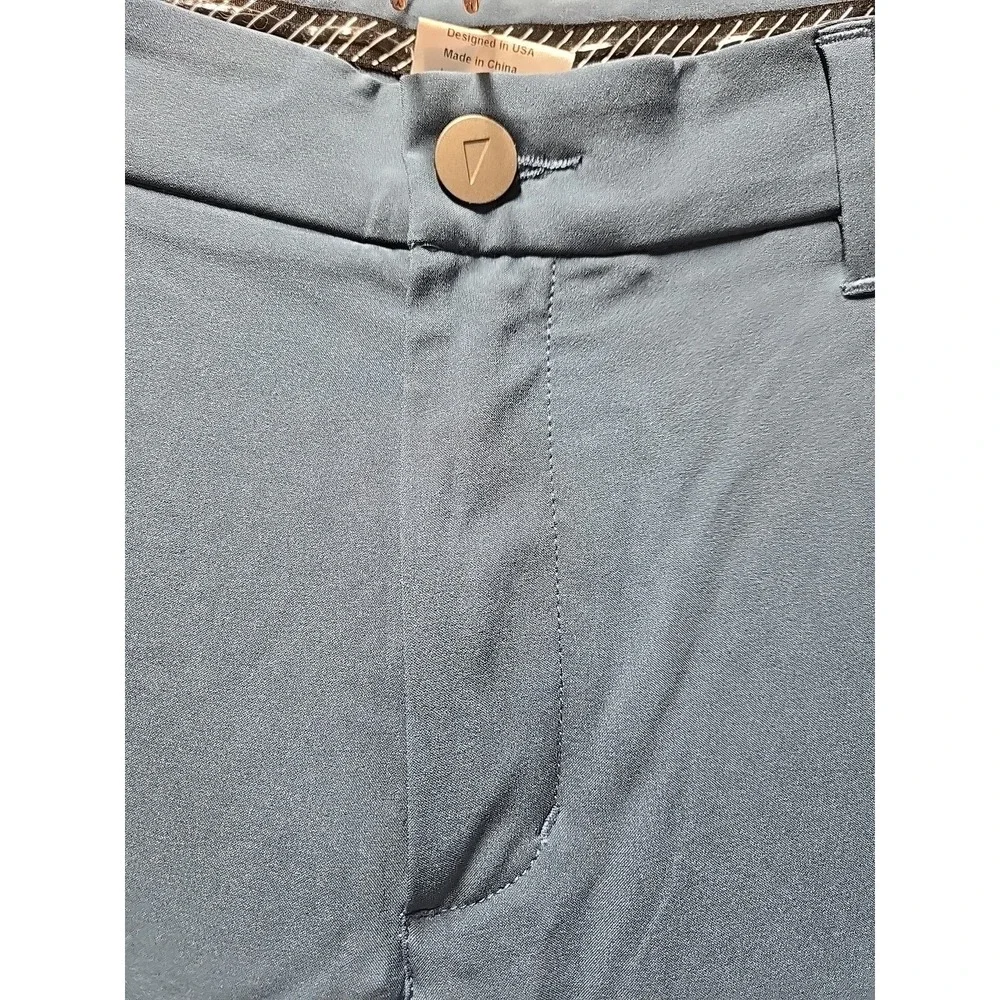 Primo Golf Jogger Pants Mens 35 Short Slate Blue Performance‎ Tapered Ankle Zip